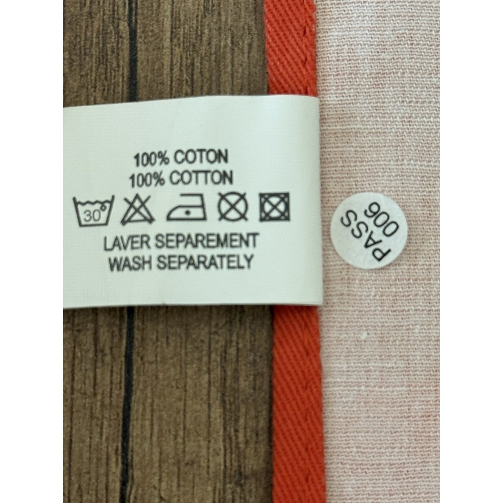 PAUL & JOE Orange Cat Kitten Polka Dot Cotton Kitchen Tea Towel 20x27 NWOT - Picture 8 of 12